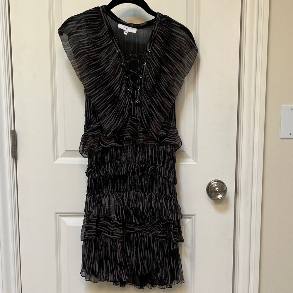 IRO Camrose Tiered Mini Dress
